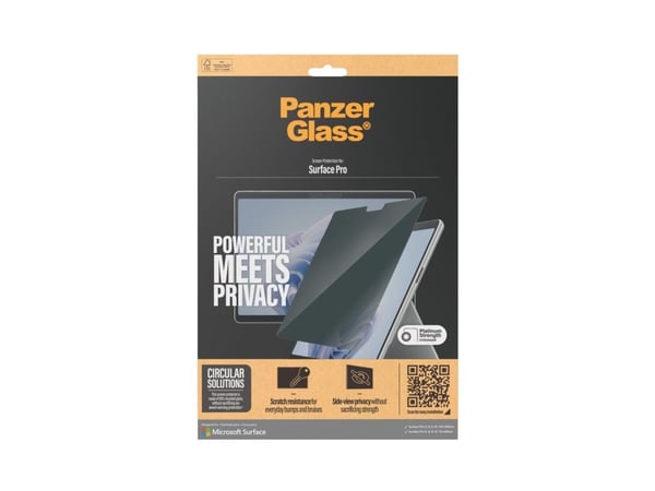 PanzerGlass ® Privacy Screen Protector Microsoft Surface Pro X | Pro 8 | Pro 9 | Pro 10 | Pro 11th Edition | Ultra-Wide Fit, Microsoft, Microsoft -...