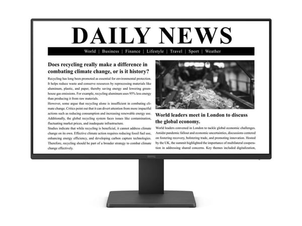 BenQ GW2791 - LED-skjerm - 27" - 1920 x 1080 Full HD (1080p) @ 100 Hz - IPS - 250 cd/m² - 1300:1 - 5 ms - HDMI, DisplayPort