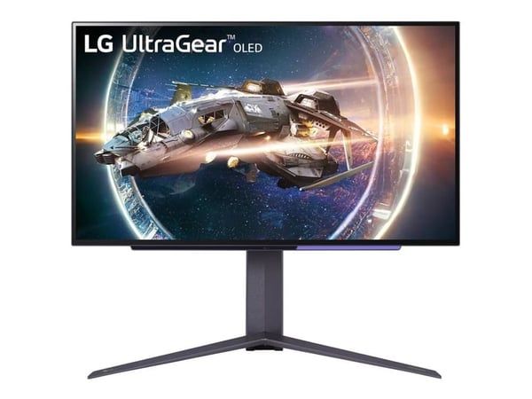 LG UltraGear 27GS95QX-B - OLED-skjerm - gaming - 27" (26.5" synlig) - 2560 x 1440 QHD @ 240 Hz - 200 cd/m² - 1500000:1 - HDR10 - 0.03 ms - 2xHDMI, ...