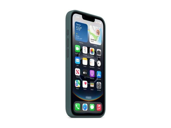 Apple - Baksidedeksel for mobiltelefon - silikon - innsjøgrønn - for iPhone 16e