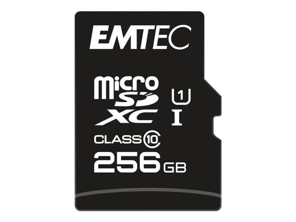 Emtec mSD 256GB UHS-I U1 EliteGold (ECMSDM256GXC10GP)