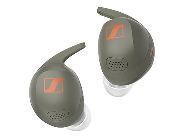 Sennheiser MOMENTUM Sport - True wireless-hodetelefoner med mikrofon - i øret - Bluetooth - aktiv støydemping - oliven