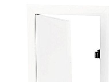 Duka inspektionslucka 400X400 mm - Metall, vit, typ IMM, med magnetlås