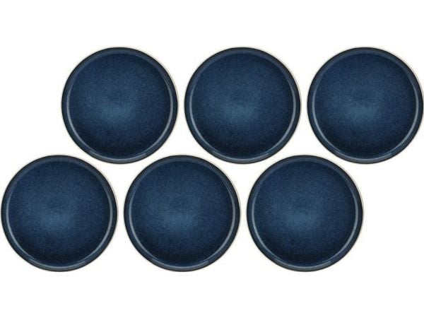 Mondex ROSE&TULIPANI ARPEGGIO sett med 6 middagstallerkener 25,5 cm