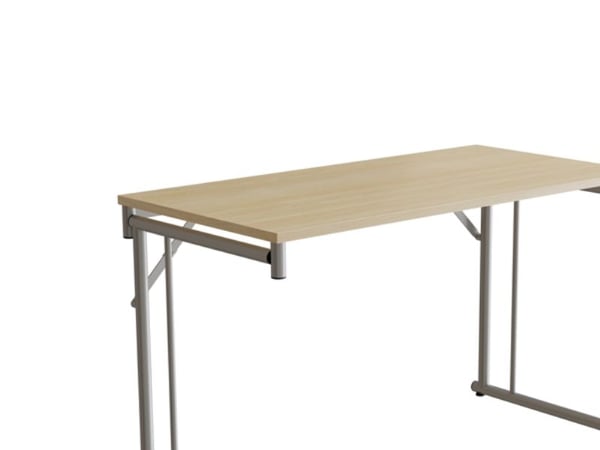 Klapbord Silhuett 1200x600mm,Birk laminat og krom stel