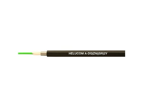 HELU 803926-4000 Lysledarkabel Multimode OM1 Sort 4000 m