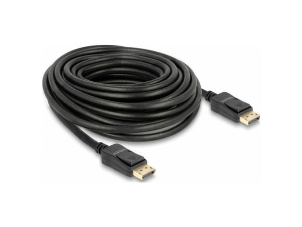 Delock - Skjermkabel - DisplayPort (hann) til DisplayPort (hann) - DisplayPort 1.2 - 10 m - svart