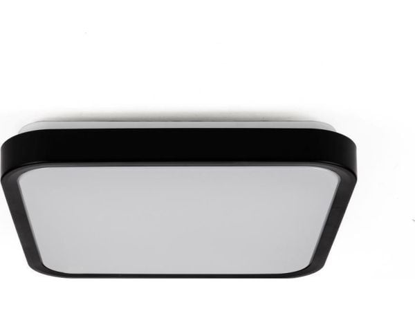 Plafond V-TAC 48W LED SAMSUNG CHIP neliö 42x42cm pinta-asennettava IP44 musta VT-8630B 6500K 5160lm 5 vuoden takuu 5 vuoden takuu