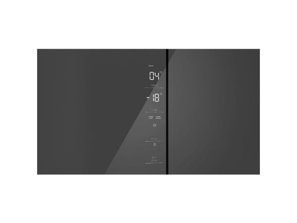 Bosch Serie 4 KMC85LEEA, Vapaasti seisova, Ranskalainen ovi, Harmaa, Lasi, Vierekkäin, 547 L