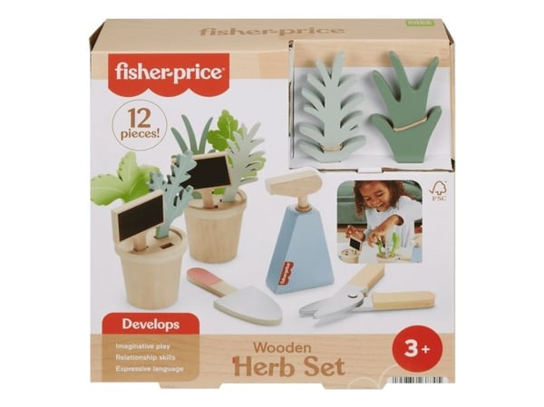 Fisher-Price Wooden Herb Set, 3 År
