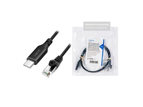 LogiLink CU0411, 1,5 m, Cat6, S/FTP (S-STP), RJ-45, Sort