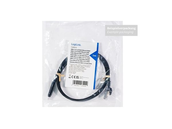 LogiLink CU0414, 5 m, Cat6, S/FTP (S-STP), RJ-45, Sort