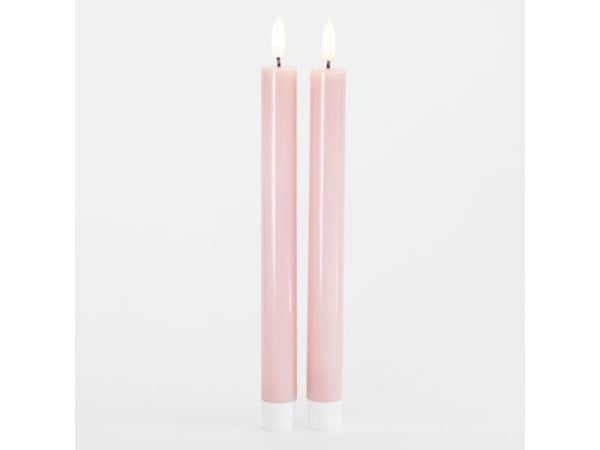 Sille krone 2 stk. sett, Ø2x25cm, Light Pink