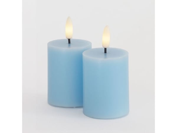 SiriusHome Sille mini, 2 stk. sett, Ø5 x H6,5 cm, Blue Skye