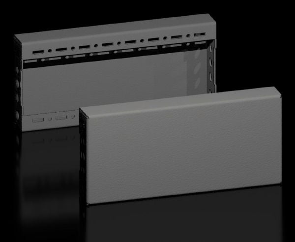 Rittal bunnpanel VX side H100mm for D400mm