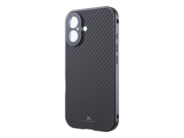 Black Rock 360° Glass, Etui, Apple, iPhone 16, 15,5 cm (6.1"), Svart, Gjennomsiktig