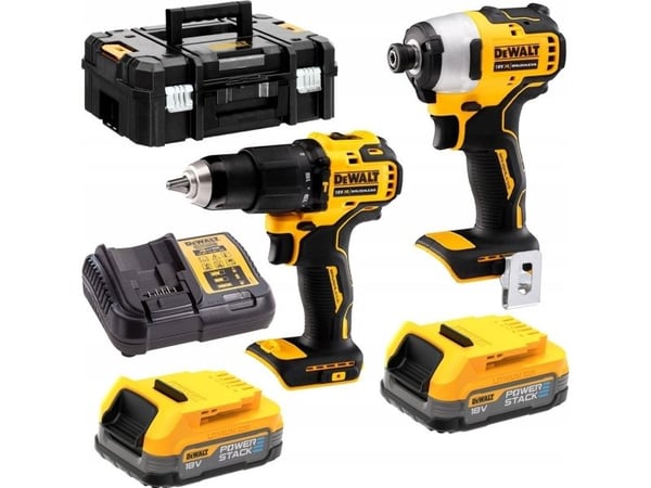DeWALT DCK2062E2T-QW, 1/4", 200 nm, Batteri, 2 styck