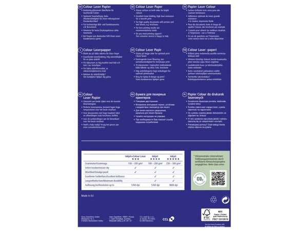 Avery Zweckform Premium Color Laser Paper 25983 - Glanset - hvit - A3 (297 x 420 mm) ( 25983-100 )