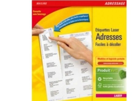 Avery - Hvit - 40 stk adresselapper