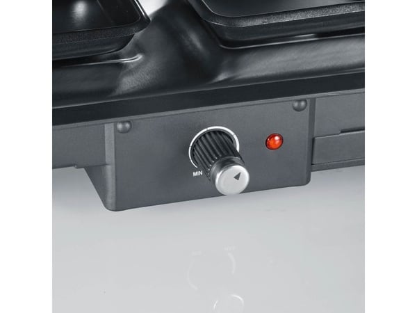 Severin Raclette-Grill Naturstein RG2374, 8 person(er), Plast, Rustfritt stål, Stein, Sort, Rustfritt stål, Rektangulær, Stein, 485 x 240 mm