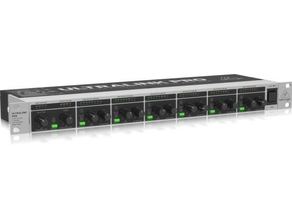 Behringer MX882 V2, 8 kanaler, Rack-montering, 15 W, Sort, Grå, Metallisk
