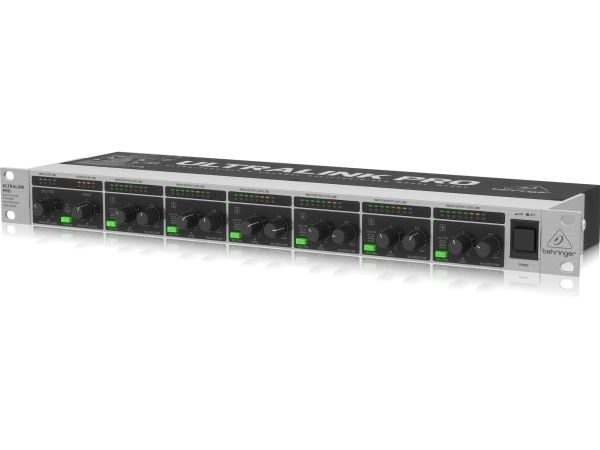 Behringer MX882 V2, 8 kanaler, Rack-montering, 15 W, Sort, Grå, Metallisk