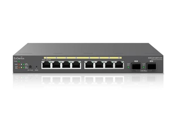 EnGenius EWS2910FP-FIT, Hallittu, L2/L3, Gigabit Ethernet (10/100/1000), Power over Ethernet -tuki