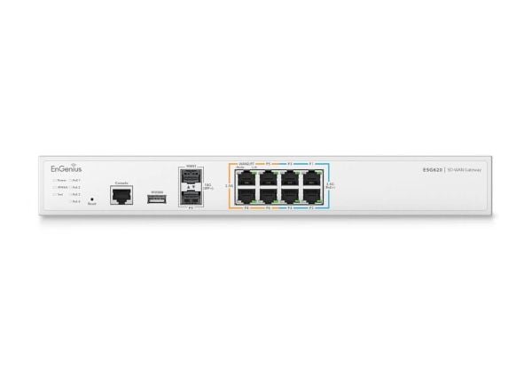 EnGenius ESG620, Hvit, 2200 MHz, 8192 MB, 2500 Mbit/s, 7700 Mbit/s, 1,5 Gbit/s.