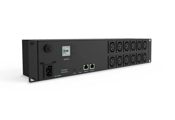 EnGenius ECP212-INT, Håndtert, 2U, SECC, Sort, LCD, 12 AC-utganger