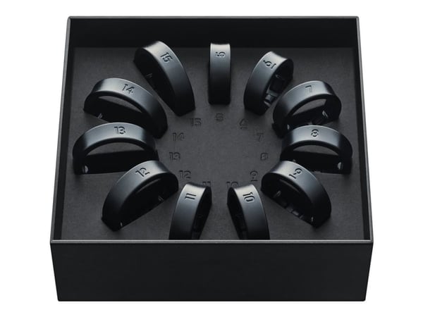 Samsung Galaxy Ring Sizing Kit - Prøvesett for smart ring-størrelser - svart