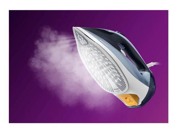 Philips Azur 7000 Series DST7020 - Dampstrykejern - såleplate: SteamGlide Plus - 2800 W - lys blå/mørk blå