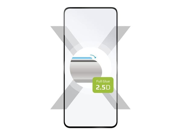 FIXED FIXGFA-1506-BK, Universaali, Xiaomi Redmi Note 14 Pro 4G/5G/Pro+ 5G/POCO X7, Naarmuuntumisenkestävä, Likaa hylkivä, Läpinäkyvä, 2 kpl