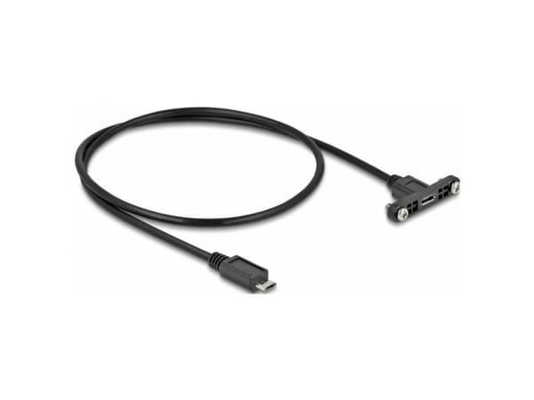 Delock - USB forlængerkabel - Micro-USB Type B (hun) panelmonterbar til Micro-USB Type B (han) - USB 2.0 - 50 cm - lajittelu
