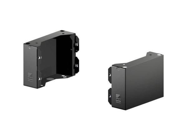 Rittal 2830320 Reikälevy Teräs, muovi musta (RAL 9005) 2 kpl