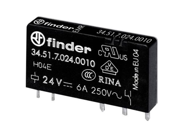 Finder 40.52.8.230.4000 Rele 250 V/AC, 400 V/AC 1 kpl