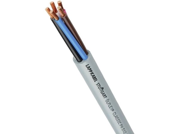 Lapp ÖLFLEX CLASSIC PN, Keskijännitekaapeli, Harmaa, Polyvinyylikloridi (PVC), Polyvinyylikloridi (PVC), Kupari, 2.5 mm²