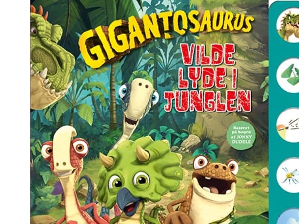 Gigantosaurus - Ville lyder i jungelen (med 10 supersøte lyder) | Språk: Dansk