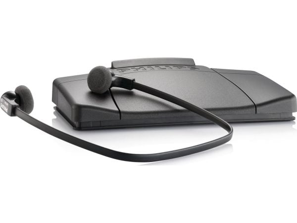 Philips LFH7177/06 -toistosarja, ergonominen USB-jalkaohjain ACC2330, stereokuulokkeet LFH0334, sis. SpeechExec Basic 2 vuoden ohjelmistotilauksen ...