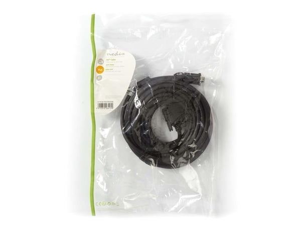 Nedis CCGP59000BK100, 10 m, VGA (D-Sub), VGA (D-Sub), Hankjønn, Hankjønn, Sort