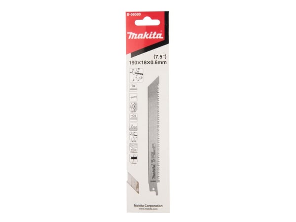 Makita B-56580, High Carbon Steel (HCS), 16,5 cm, 1 stykker
