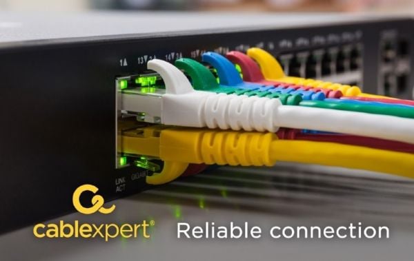 Cablexpert - Koblingskabel - RJ-45 (hann) til RJ-45 (hann) - 6.2 mm - FTP - CAT 6 - formstøpt, uten hindringer, flertrådet - grå