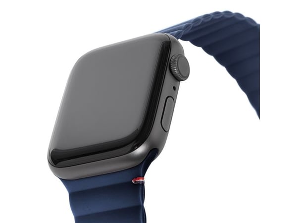 Decoded Traction Strap Lite - Sløyfe for smart armbåndsur - matt navy - for Apple Watch Hermès Series 9, SE 3, Series 10, Series 11, Series 8, Seri...