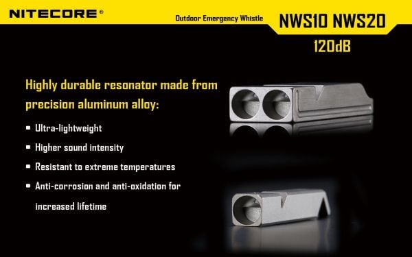 Nitecore NWS10, harmaa, 7 mm, 7 mm, 52 mm, 5 g, 1 kpl