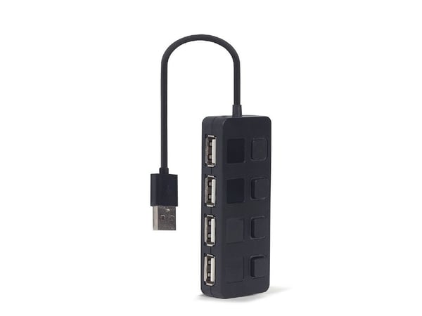 Gembird UHB-U2P4-05 - Keskitin - 4 x USB 2.0 - pöytätietokoneet