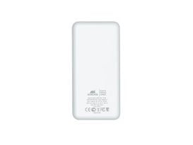 Rivacase VA2572, 20000 mAh, Lithium Polymer (LiPo), Quick Charge 3.0, 3,7 V, 20 W, Hvit