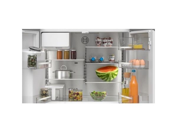 Bosch Serie | 6 KFI96AXEA - Kjøleskap/fryser - fransk dør underfryser med vannautomat, isdispenser - bredde: 90.5 cm - dybde: 73.1 cm - høyde: 183 ...