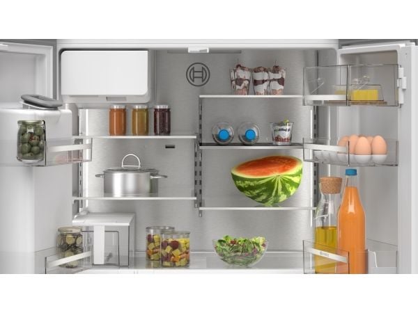 Bosch KFI96APEA Serie 6 side-by-side kyl/frys, borstat stål, anti-fingerprint