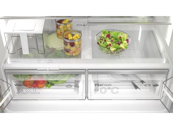 Bosch KFI96APEA Serie 6 side-by-side kyl/frys, borstat stål, anti-fingerprint