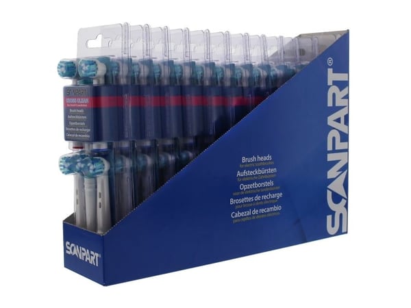 SCANPART 3304000020, Oral-B, Valkoinen, 6 kpl, Kupla
