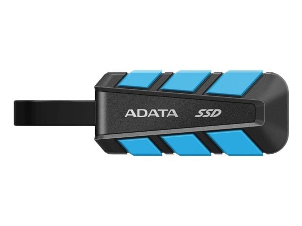 ADATA SC740 - SSD - 500 GB - ekstern (bærbar) - USB 3.2 Gen 2 (USB-C kontakt) - blå, svart